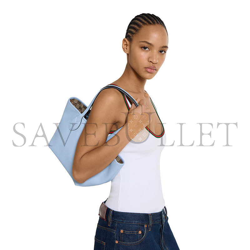 GUCCI GUCCI TOTISSIMA SMALL REVERSIBLE TOTE BAG 839124 (21*18.5*16cm)
